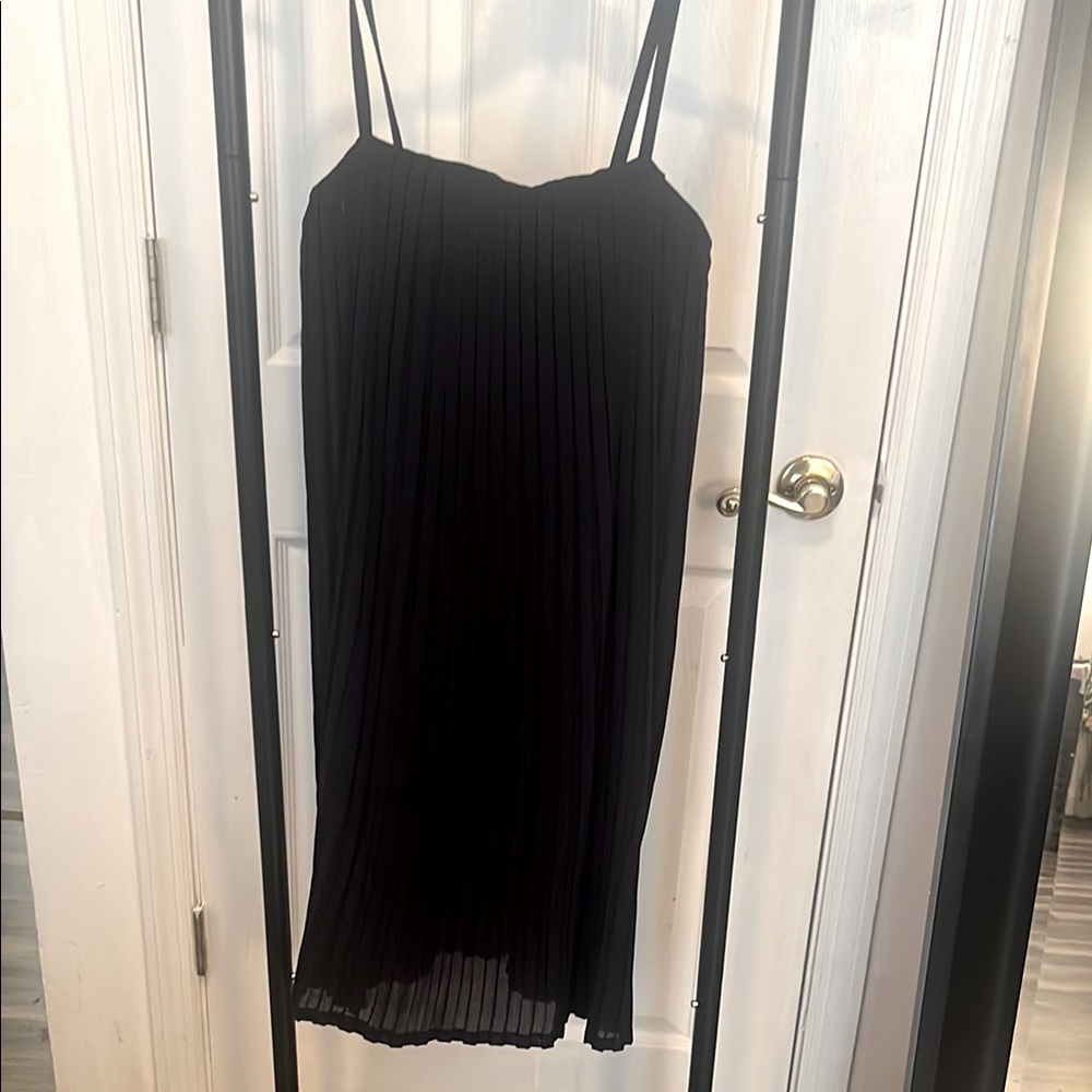 Elegant GIANFRANCO FERRE Blue Pleated Dress